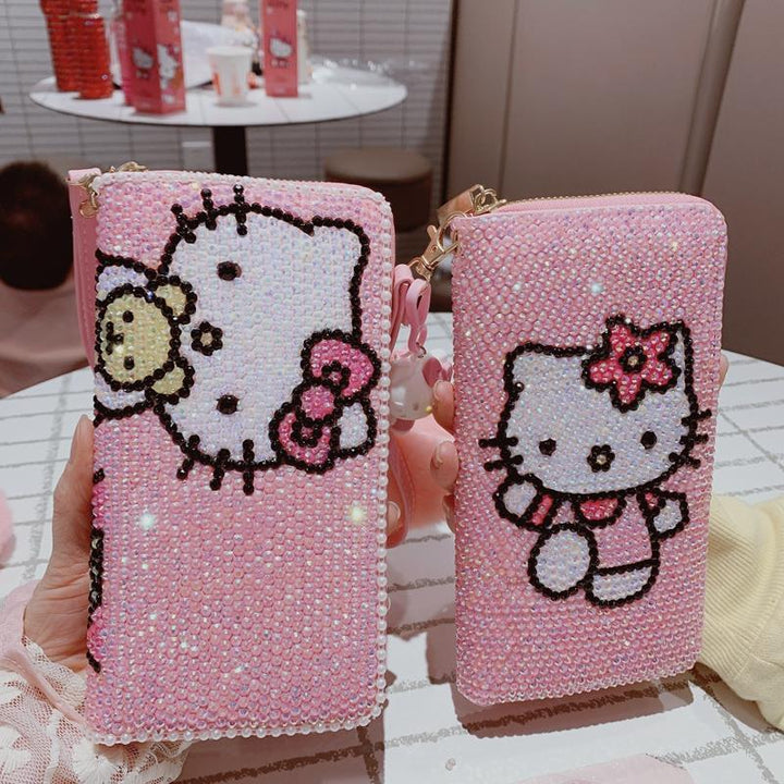 Sanrio Hello Kitty Rhinestone Wallet - Juneptune