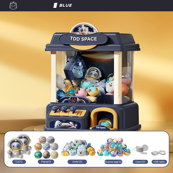 Claw Catcher Doll Machine: Interactive Coin-Operated Toy - Juneptune