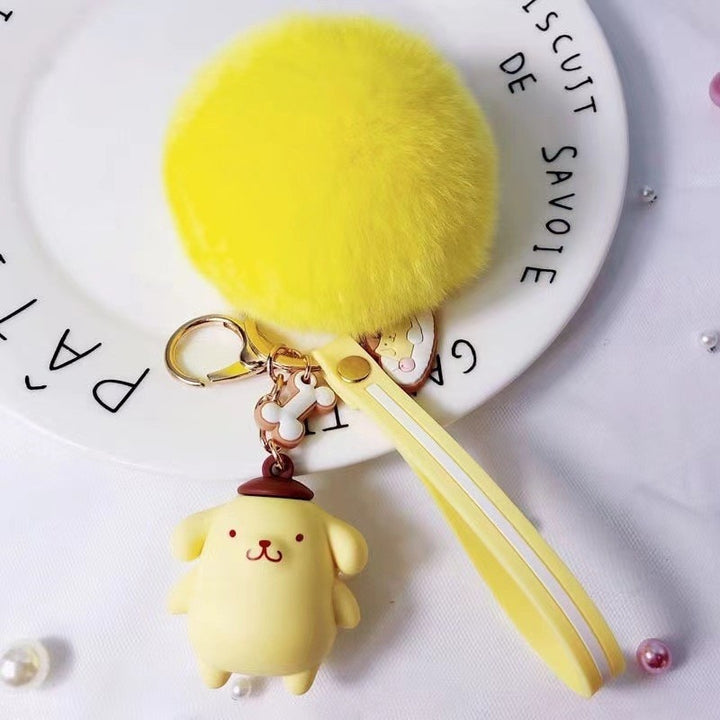 Sanrio Friends Fluffy Keychain - Juneptune