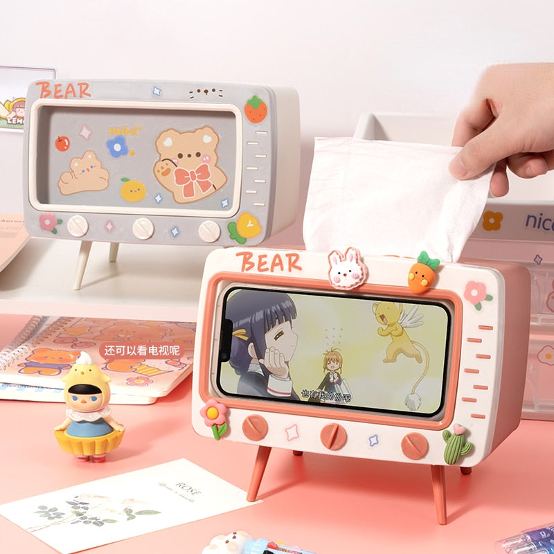 Kawaii Tissue Box Phone Holder – Juneptune