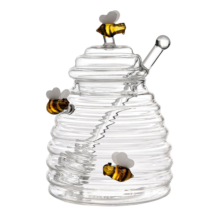 Glass Honeycomb Storage Container - Juneptune