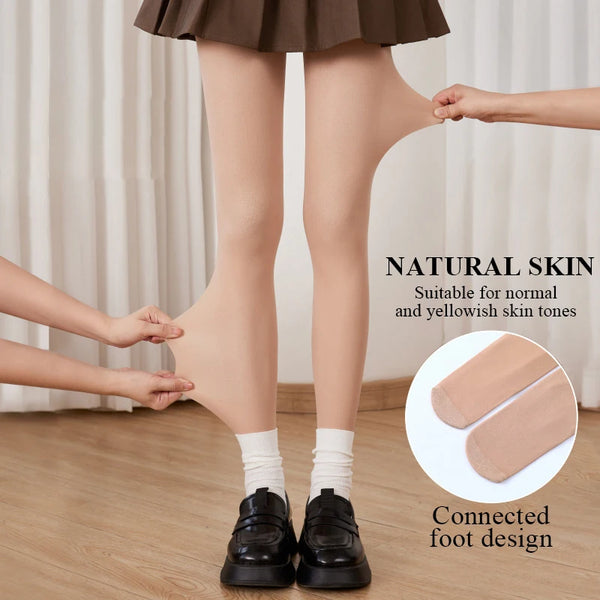 Naked Leg Illusion Thermal Tights