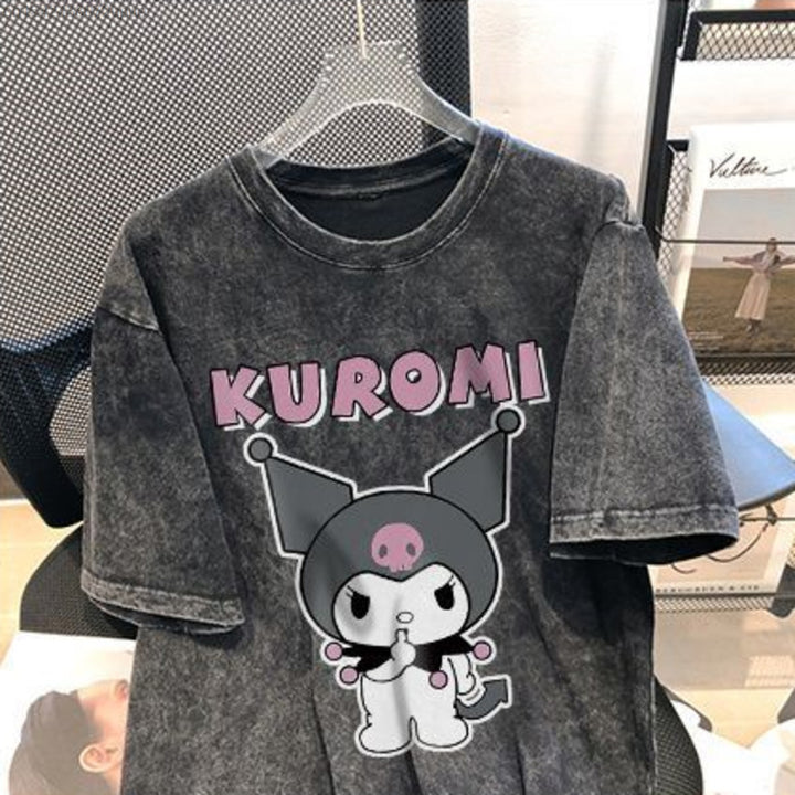 Sanrio Kuromi Short Sleeve T-Shirt - Juneptune
