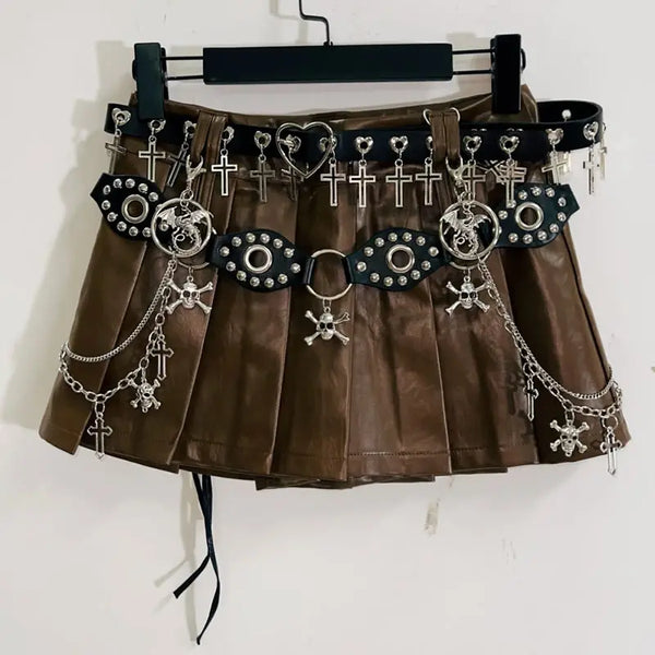 Crimson Oath Battle Skirt