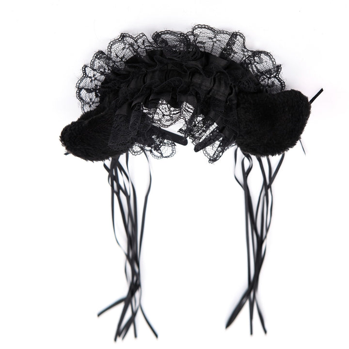 Gothic Lolita Maid Cat Ears Headband - Juneptune