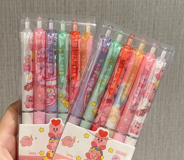 6pcs Kirby Gel Pens