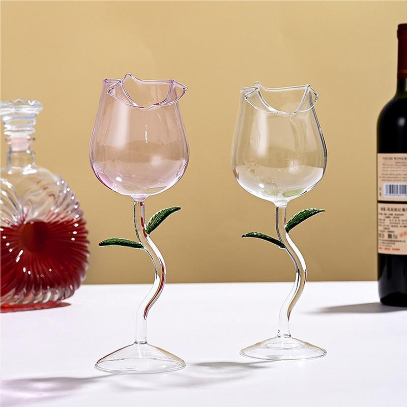 Rose Shaped Wine Glass – Juneptune