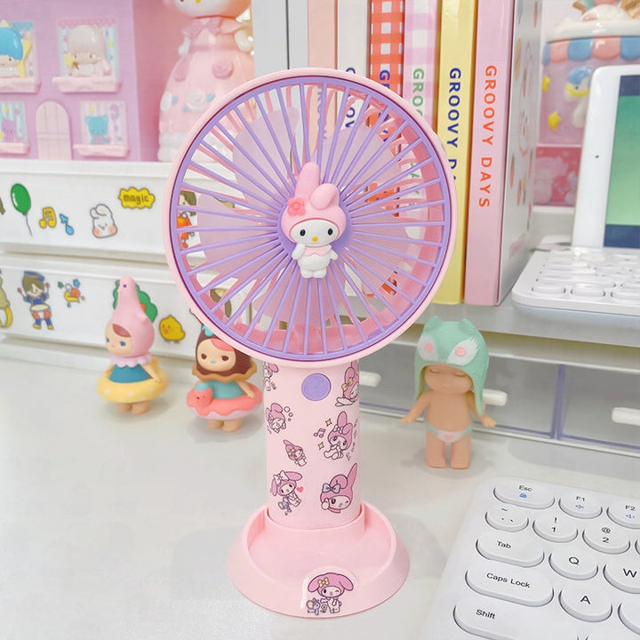 Kawaii Sanrio Kuromi My Melody Cinnamoroll Desktop Fan - Juneptune