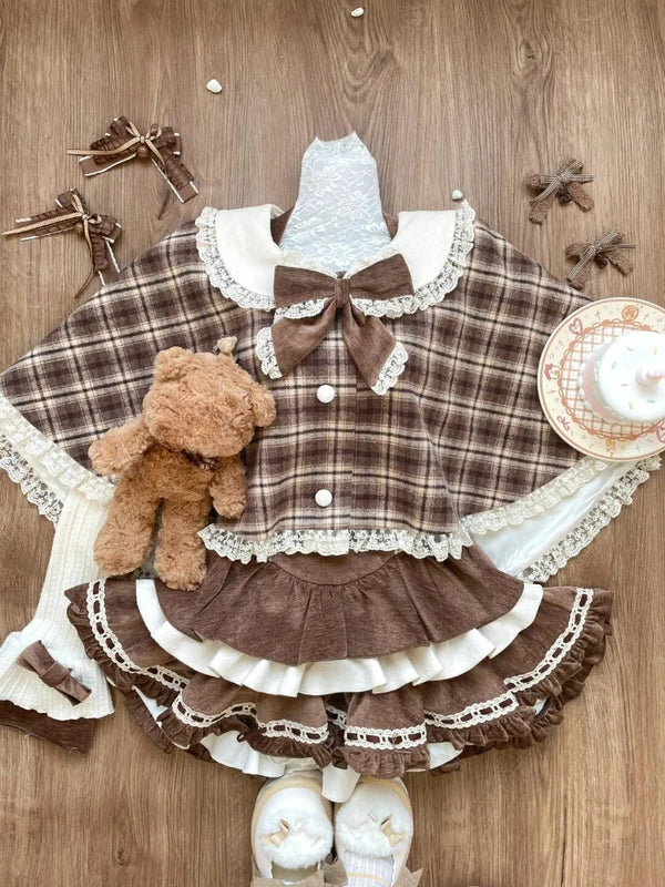 Teddy Tea Cottage Outfit Set