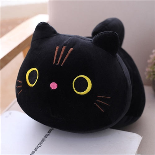 Cute and Cuddly Cat Plush Pillow - Juneptune