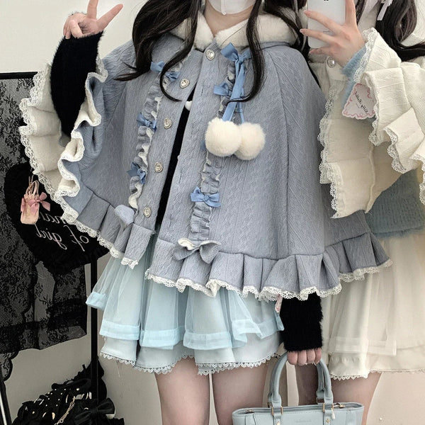 Coquette Enchanted Ruffle Cloak