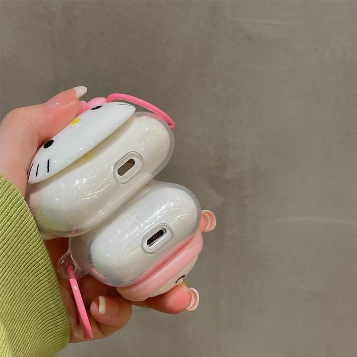 Sanrio Hello Kitty & My Melody Pink Airpods Case - Juneptune
