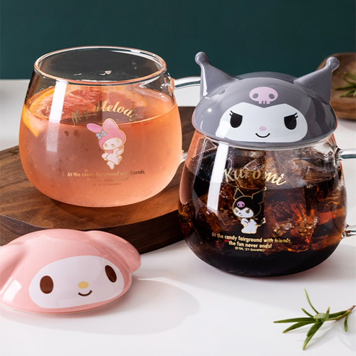 Sanrio Cute Cup With Lid - Juneptune