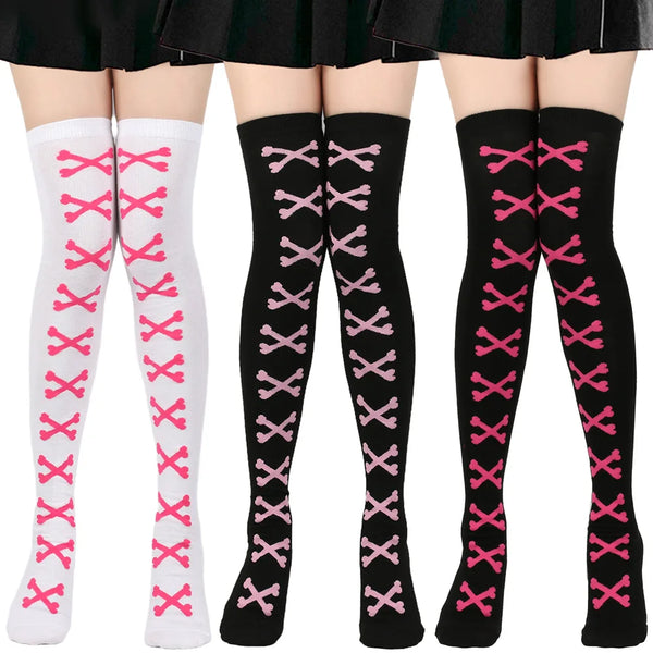 Kawaii Ribbon Over-the-Knee Socks