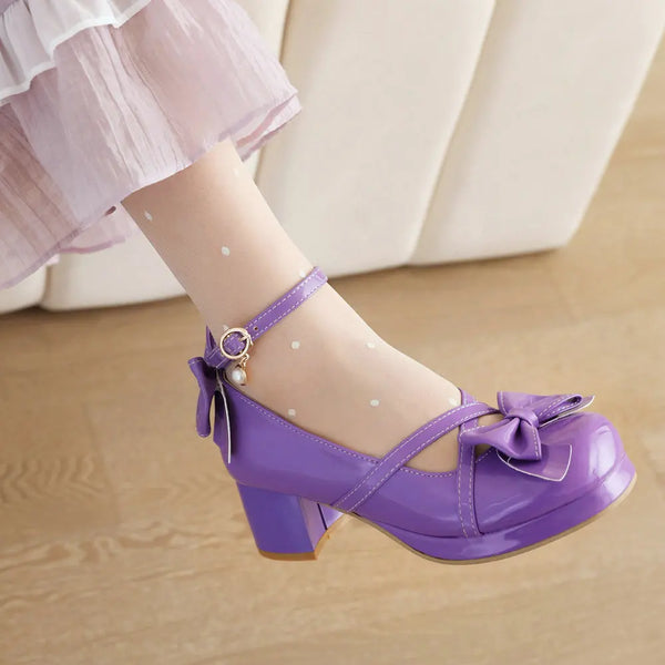 Sugar Bow Glossy Mary Janes