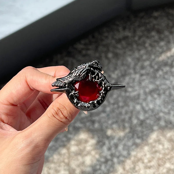 Love and Deepspace Sylus Crow Necklace & Brooch