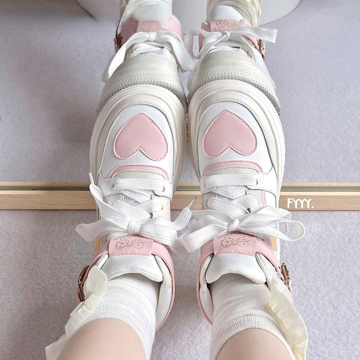 Kawaii Pastel Macaron Shoes - Juneptune