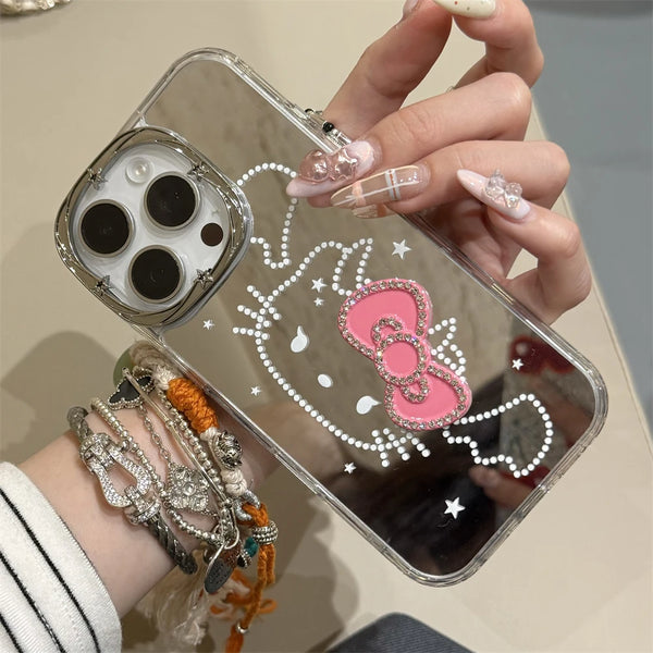 Mirror Devilish Sugarcat iPhone Case