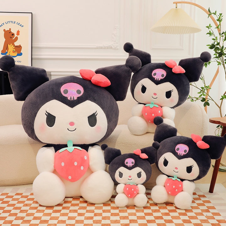 Sanrio Strawberry Kuromi & My Melody Plush - Juneptune