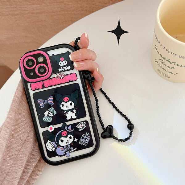 Sanrio Kuromi & My Melody iPhone Case With Bracelet - Juneptune
