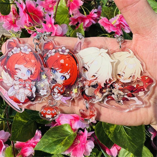 Honkai Star Rail Red Keychain