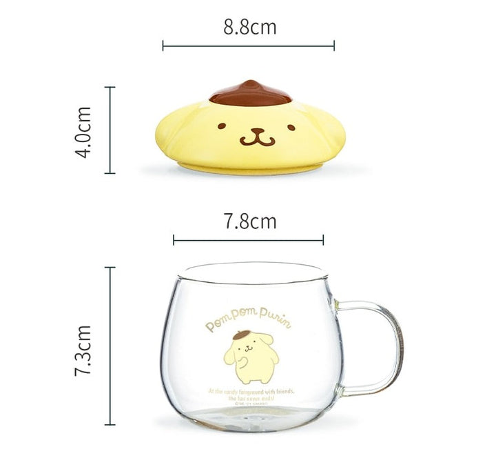 Sanrio Cute Cup With Lid - Juneptune