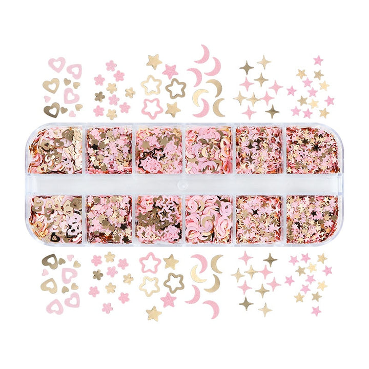 Kawaii DIY Nail Glitter Sequins - Juneptune