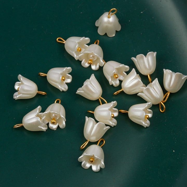 Pearl Bell Orchid DIY Beads - Juneptune