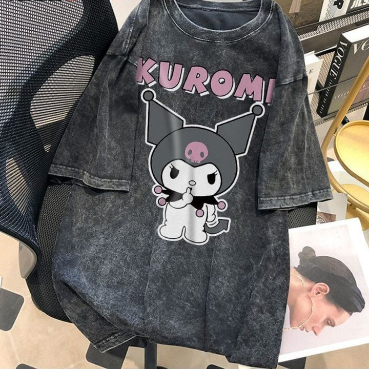 Sanrio Kuromi Short Sleeve T-Shirt - Juneptune