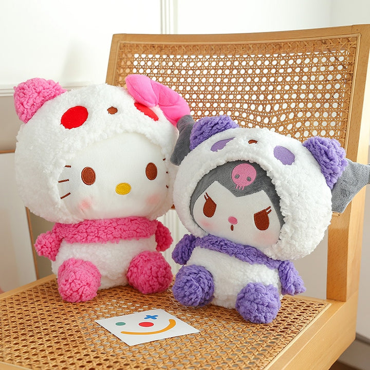 Sanrio Kuromi & Hello Kitty Plush - Juneptune