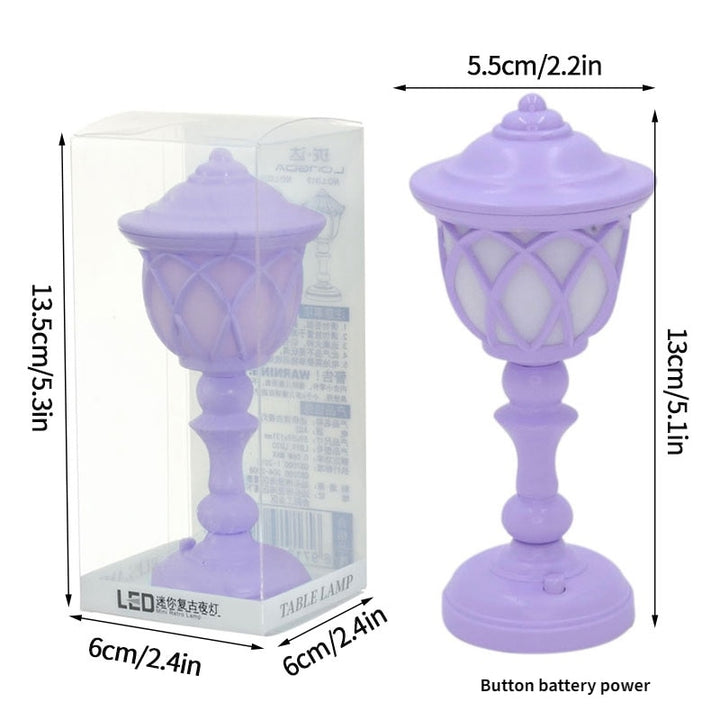 Kawaii Coquette Mini LED Retro Table Lamp - Juneptune