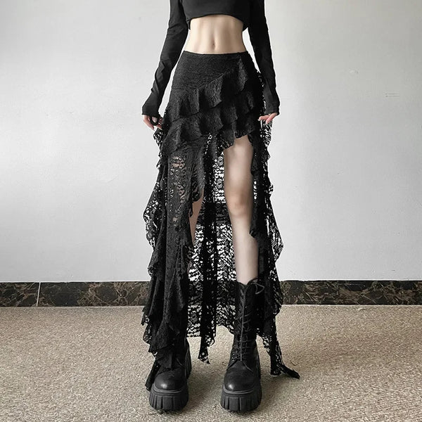 Enchanting Lace Cascade Skirt