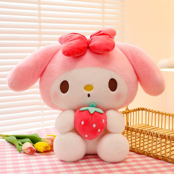 Sanrio Strawberry Kuromi & My Melody Plush - Juneptune