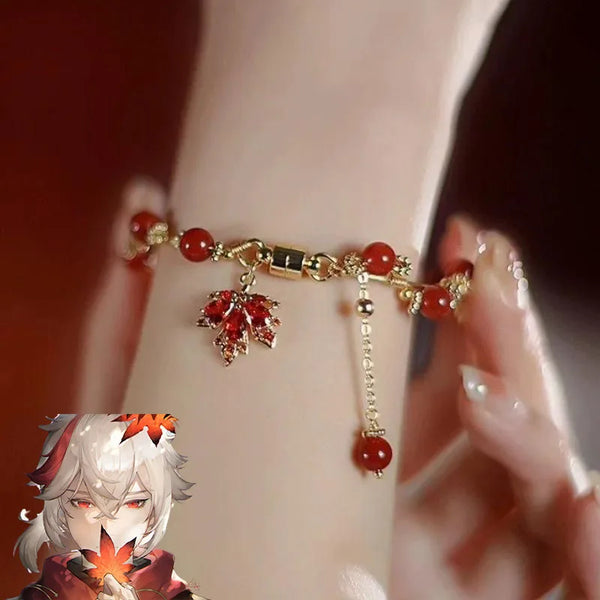 Genshin Impact Kaedehara Kazuha Maple Leaf Bracelet