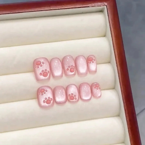 Strawberry Paws Nails Set