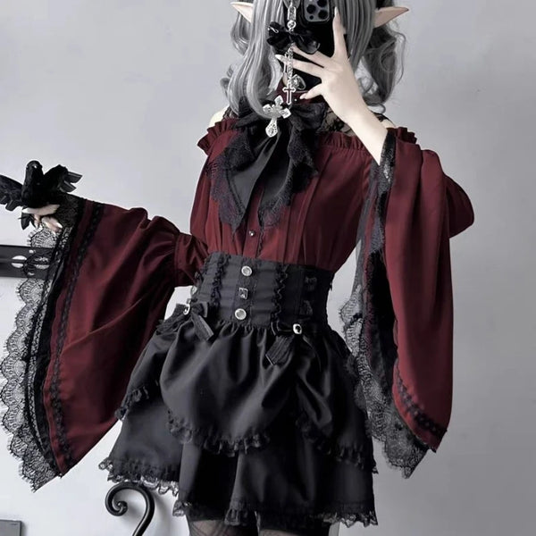 Crimson Lolita Shirt