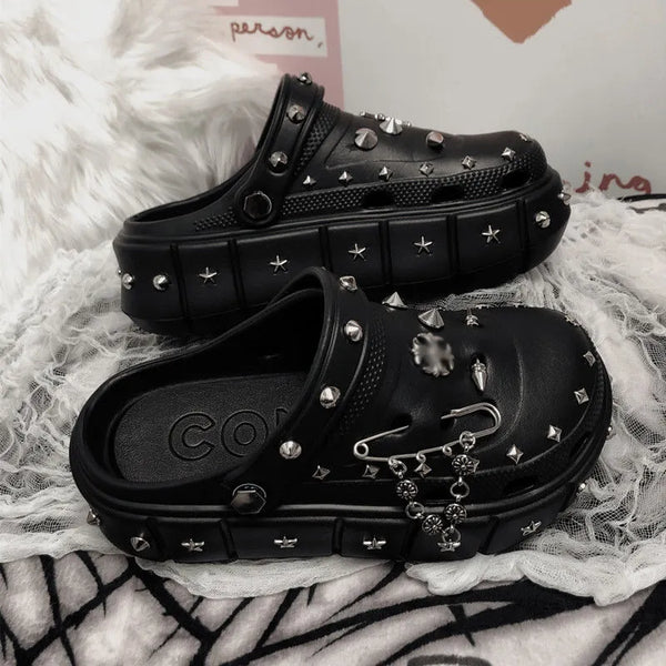 Punk Chained Crocs