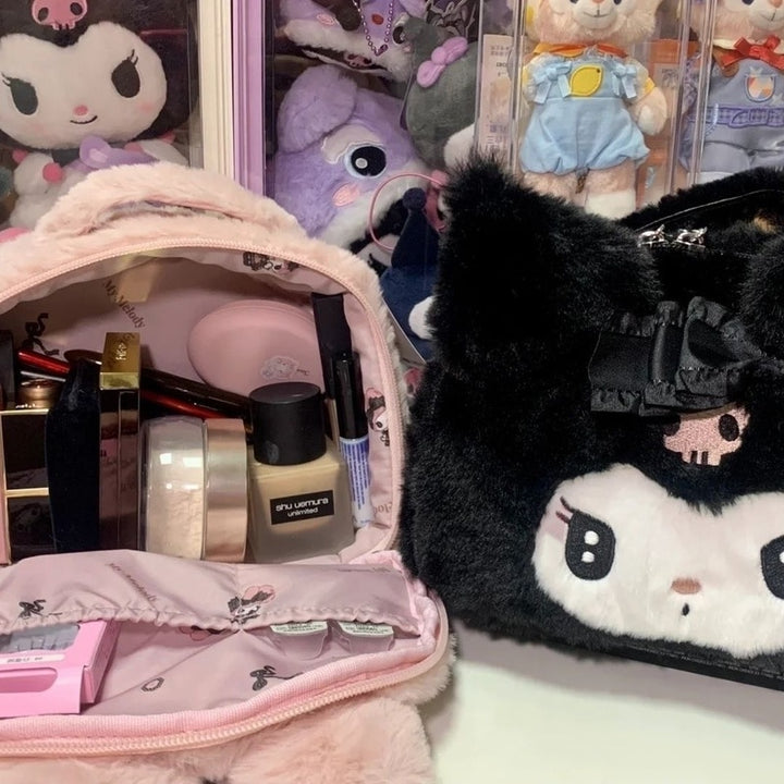 Sanrio Kuromi & My Melody Makeup Bag - Juneptune