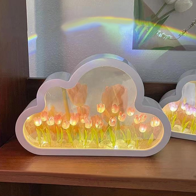 tulip cloud night light lamp