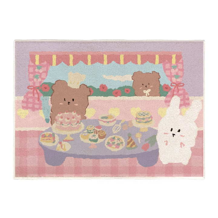 Cute Bear Cozy Carpet Soft Living Room Decor - Juneptune