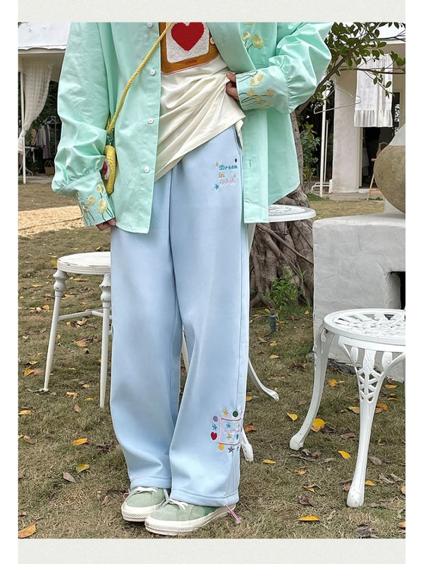 Kawaii Star Oversized Pants - Juneptune