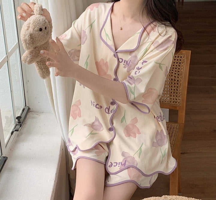 Kawaii Aesthetic Pajama Set - Juneptune