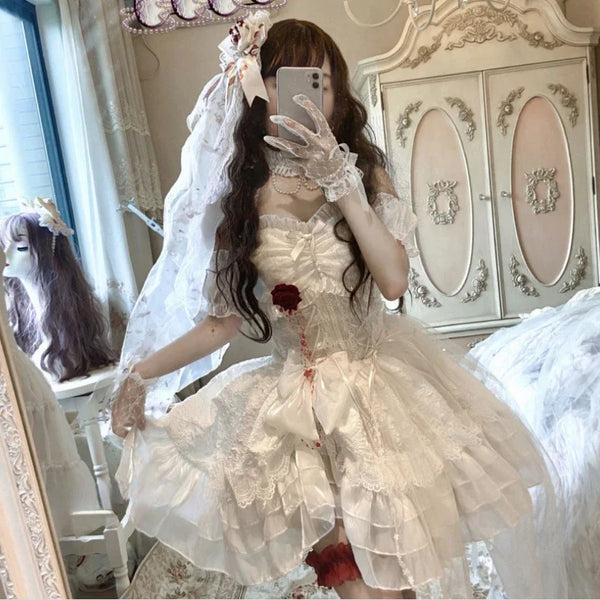 Bloody Bride Gothic Dress Set
