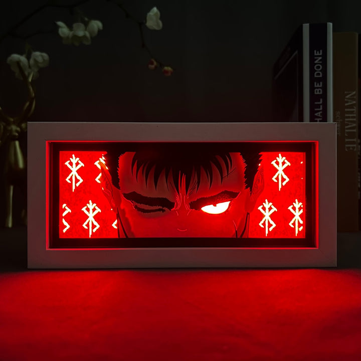 Berserk Guts Anime 3D DIY Box Lamp - Juneptune