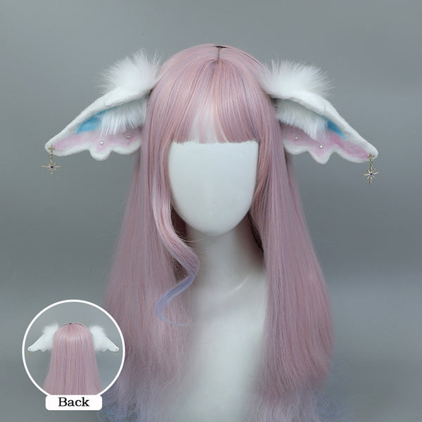 Kawaii Fairycore Inspired Fur Cosplay Ears - Juneptune