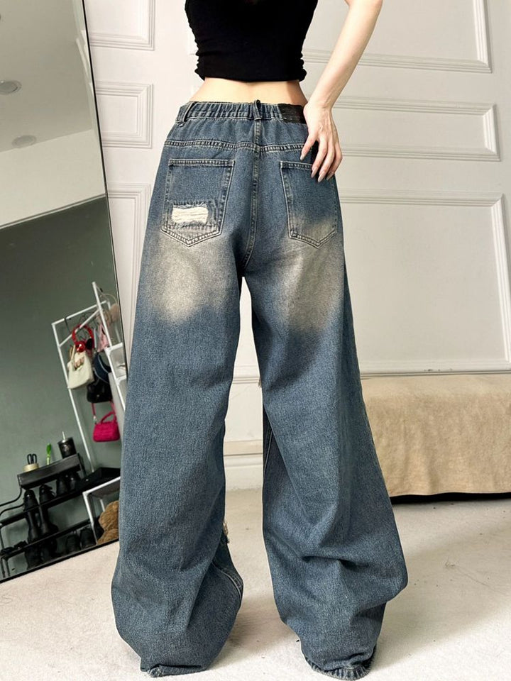 Retro Ripped Jeans – Juneptune