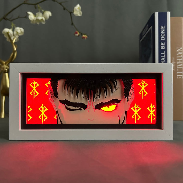 Berserk Guts Anime 3D DIY Box Lamp - Juneptune
