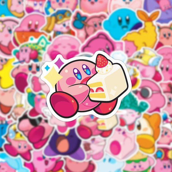 Kawaii Kirby Star Stickers
