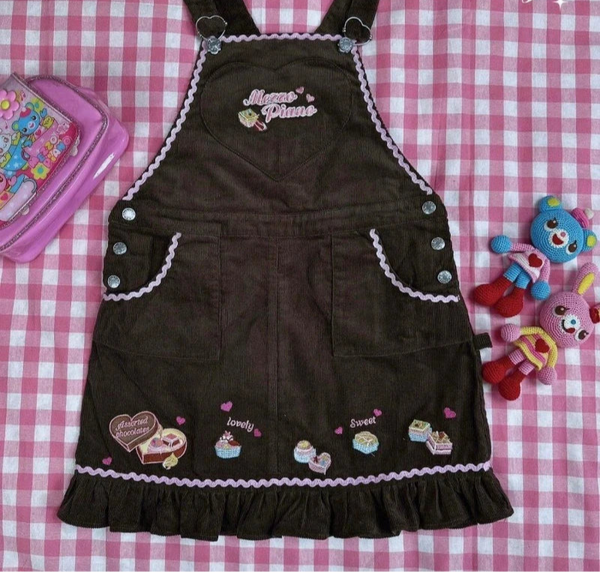 Mezzo Piano Chocolate Apron Dress