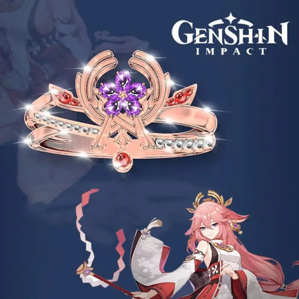 Genshin Impact Yae Miko Adjustable Ring